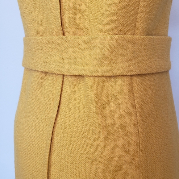 VTG 60s Yellow Mod Dress - Picture 7 of 10